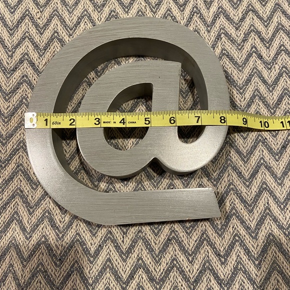 Gray Wooden At Symbol Decor - Picture 3 of 6